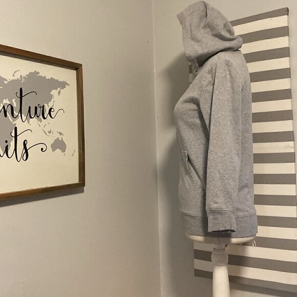 Tommy Bahama Gray Lightweight Zipper Front Long Sleeve Hooded Jacket Size Large - Picture 5 of 8